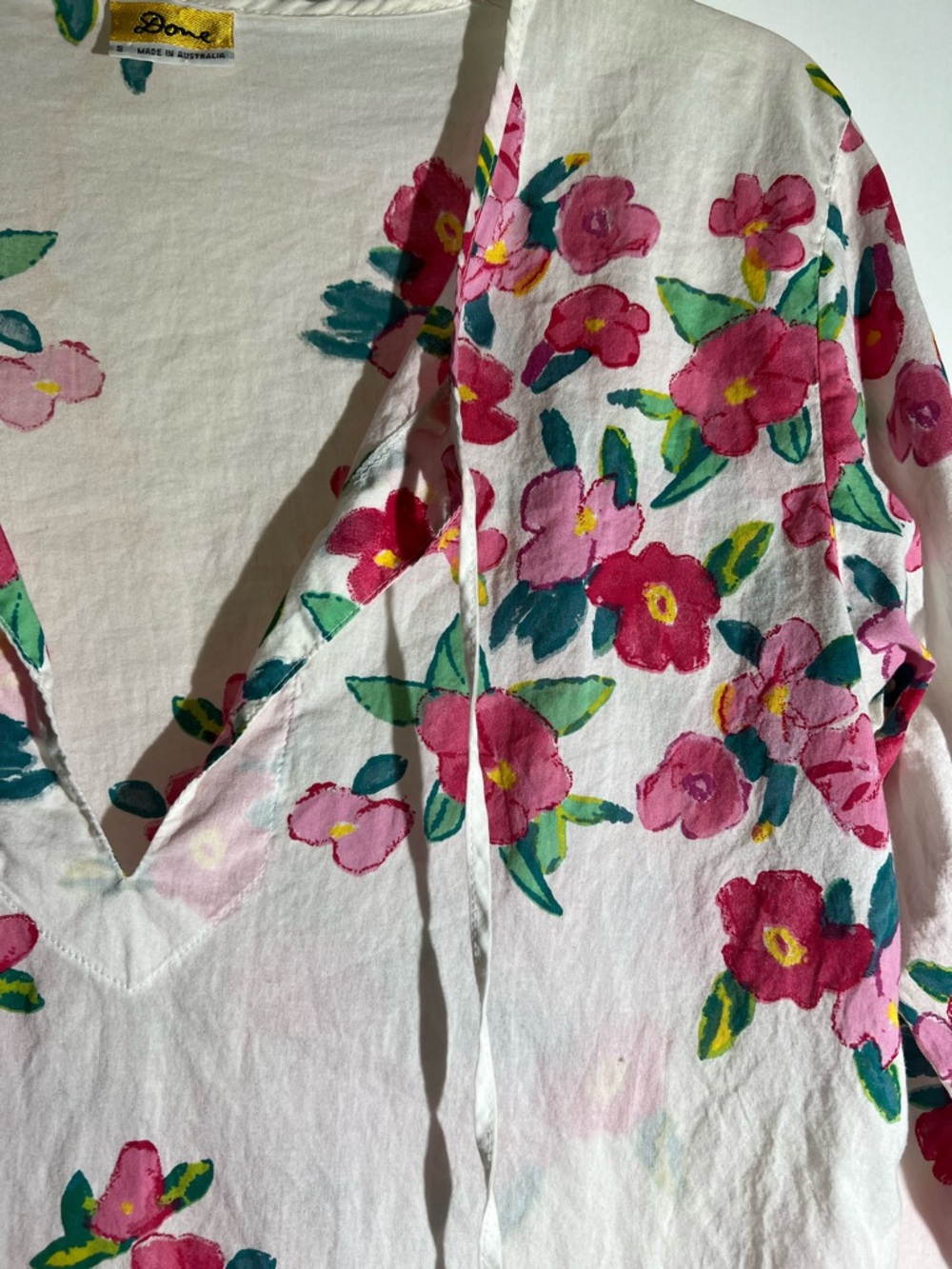 Ken Done Authentic Floral Tunic Blouse